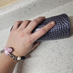 Y2K Liz Claiborne Scottie dog,heels charm bracelet wristlet